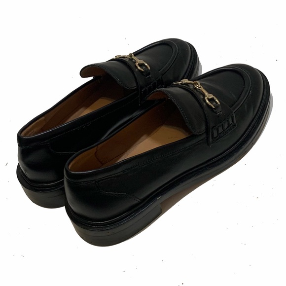 7 / Madewell Women’s Black Leather Loafers - Picture 5 of 8
